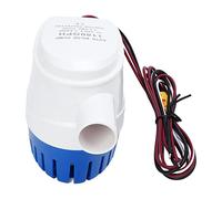 Qudinip Pompa di Sentina Automatica per Barche 12V con Interruttore a Galleggiante Design Compatto per Uso Marino 1x Pompa (1100GPH)
