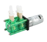 Qudinip Pompa Dosatrice Ad Alto Flusso con Pompa Peristaltica Resistente Alla Corrosione per Analisi Biochimiche Materiale PC BPT Durevole (DC24V)