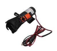 Qudinip Pompa per Rifiuti per e da 12 V, Pompa Trituratrice Ad Alte Prestazioni, Efficiente Smaltimento delle Acque Reflue per Imbarcazioni Marine e Roulotte, Plastica Tecnica Durevole, 45 L/min