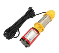 Qudinip Pompa Solare per Pozzi Profondi 12V 250W, Pompa Dell'acqua CC Durevole Ed Efficiente per L'irrigazione Agricola, Acciaio Inossidabile, 3 Dimensioni dei Giunti
