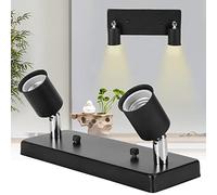 Qudinip Portalampada E27 Dal Design Elegante con Base Rettangolare per Decorazione Illuminazione da Soffitto e Parete in Colore Bianco (Nera)