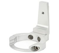 Qudinip Portapacchi Anteriore per Bici Pieghevole Portapacchi Resistente in Lega di Alluminio Resistente per K3 PLUS con Installazione Semplice 2 unità (Argento)