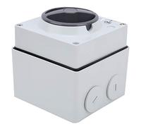 Qudinip Presa per Interruttore Impermeabile da Esterno con Design Antipolvere e Blocco di Sicurezza per Uso Industriale - Materiale PC Ignifugo - 2 unità (4P10A)