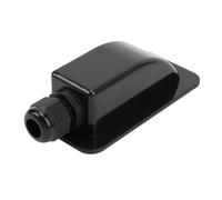 Qudinip Pressacavo per Ingresso Cavo Singolo Solare, Scatola di Giunzione Impermeabile IP65 per Pannello Solare con Protezione Ad Alta Efficienza, Compatibile con Cabina di Barca (Nera)