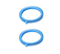 Qudinip Pulitore per Piscina Pneumatico Anteriore in Gomma Blu con Gobba Qualità Premium Pulizia Efficace 2 Pezzi Diametro 20 Cm