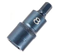Qudinip Punta a Bussola in Acciaio Legato S2 Chiave Rapida da 1/2 Pollice Strumento di Precisione Durevole per Uso Hardware (H8)
