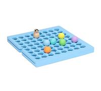 Qudinip Puzzle da Tavolo da Gioco in Legno Abbinato, Giocattolo Coordinato con Perline Educative per Bambini dai 3 Anni in su, Realizzato in Materiale di Faggio Sicuro, Include 25 Carte Problema e 6
