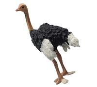Qudinip Realistic Strostrich - Statuetta con motivo animale, con enciclopedia, per giochi educativi e apprendimento dei bambini