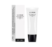 Qudinip Regolazione del Tono della Pelle CC Cream SPF 43, Correzione del Colore Fondamento con Controllo Dell'olio Idratante per la Pelle Matura per Coprire le Imperfezioni del Rossore (Avorio)