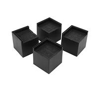 Qudinip Rialzi per Mobili in Plastica EVA 4 Pezzi Robusto Cuscino per Rialzo delle Gambe del Letto Supporto Fino a 2200 Libbre per Divano Tavolo da Divano 3 Pollici