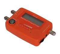 Qudinip Rilevatore di Segnale TV Satellitare Display LCD Misuratore Digitale Professionale per Campeggio e Uso Domestico, Arancione, 1 unità
