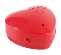 Qudinip Scatola vibrante a forma di cuore con modulo audio integrato e timer di 5 minuti per animali ripieni di peluche