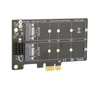 Qudinip Scheda Adattatore M.2 a PCI-E Espansione Doppio Disco Ad Alta velocità per PCB / 1x Scheda di Trasferimento