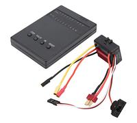 Qudinip Scheda Programma ESC Brushless 35A con Risposta Dell'acceleratore Migliorata e Frenata Potente per Modello di Auto RC 1/18 1/16, Componenti Metallici Inclusi (Rossa)