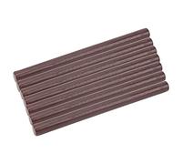 Qudinip Set di Bastoncini di Ceralacca da 10 Pezzi Piccoli Bastoncini di Cera Multicolori per Inviti e Decorazioni Fai da Te in Rosso Scuro, Rosso Marrone, Verde Oro (Caffè)