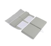 Qudinip Set di Cuscinetti a Pentola da Bagno e Gomiti, Cuscinetti da Bagno per Bambini Spessi Non Slittati con Tasca Grande per il Bagno per Bambini e Bambini