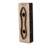 Qudinip Set di Fustelle per Metallo in Pelle per il Taglio Rapido di Vari Materiali, Perfette per Progetti Artistici e di Artigianato Fai-da-te, Realizzate in Acciaio Legato Ad Alta densità (LR-8)