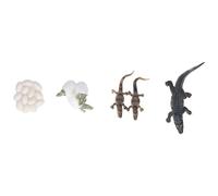 Qudinip Set di Giocattoli per Animali Marini Strumenti Educativi Vivaci e Dettagliati per Feste di Compleanno per Bambini e attività di Apprendimento Vinile Sicuro