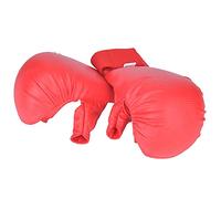 Qudinip Set di Guantoni da Boxe, da Karate Durevoli per Allenamenti di Arti Marziali, Perfetti per i Combattenti, Disponibili in Blu e Rosso, Taglia M e L (L)