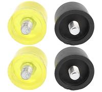 Qudinip Set di Punte per la Testa in Gomma, Accessori per Mazze Morbide e Durevoli per un Impatto Sicuro, Giallo, 2 unità (Φ30mm)