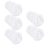 Qudinip Set di Tazze per Case delle Bambole in Scala 1/12 in Plastica Decorativa in Stile Carino per Giochi in Miniatura 5 Pezzi