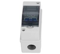 Qudinip Sezionatore CC 16A Interruttore Automatico Miniaturizzato IP65 Impermeabile per Installazione Domestica di Sistemi Fotovoltaici a Pannelli Solari