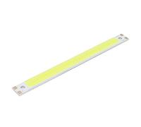 Qudinip Sorgente Lampada Integrata Ad Alta luminosità da 10 W con Chip di Luce COB per Lampade da Tavolo Fai da Te 120x10 Mm Alluminio 3000-6500 K (Luce bianca pura 6000-6500k)