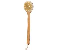 Qudinip Spazzola Bagno con Manico Lungo, Scrubber Esfoliante con Setole Naturali per un Comodo Massaggio della Pelle Sotto la Doccia, 1 Pezzo