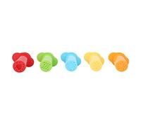 Qudinip Spremi Argilla da 5 Pezzi Dai Colori Vivaci per il Gioco Creativo Fai-da-te e L'apprendimento Nelle Scuole per Bambini Strumenti in Ceramica di Plastica