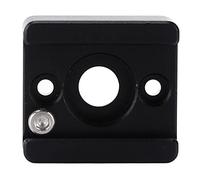 Qudinip Staffa Adattatore Universale per Montaggio su Slitta Fredda in Lega Resistente per Gabbia della Fotocamera e Monitor con Viti 1 Set