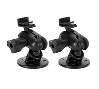 Qudinip Staffa di Montaggio per Telecamera da Cruscotto, Supporto a Ventosa Regolabile per DVR per Auto, Rotazione di 360 Gradi, Design Portatile, Universale per Tutti i Veicoli, Set da 2 Pezzi
