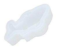 Qudinip Stampo in Silicone per Pesce, Stampi per Fondente Fai da Te Durevoli e Sicuri per Torte e Cioccolato, Ideale per Cottura Al Forno e per Fare Sapone, Bianco, 1 Unità
