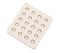 Qudinip Stampo per Allevamento di Api Regina in Silicone, 20 Tazze, Resistente Stampo in Cera D'api per Apicoltori
