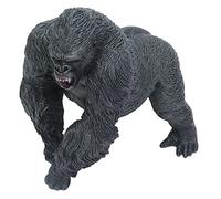 Qudinip Statuetta Realistica di scimpanzé Modello Animale di Alta qualità Dipinta a Mano per Bambini di età Superiore a 3 Anni più Plastica PVC 5,9 X 5, X 4,3 Pollici (Gorilla)