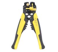 Qudinip Stripper Automatico a Filo, 5 in 1 Pinza per Pelapatrice per Cutter Strumento Elettrico con Progettazione Ergonomica, per la Gestione dei Cavi di Riparazione di Lavori di (Giallo)