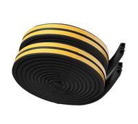 Qudinip Striscia di Tenuta per Porta 11,1 M Autoadesiva Impermeabile Antivento per Casa e Ufficio Materiale EPDM (Nera)