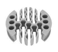 Qudinip Strumento per Organizzare i Cavi con Pettine Metallico Gestione Efficiente dei Cavi di Rete Design Flessibile a 30 Fori con Basso Attrito per L'ufficio Domestico (CAT6)