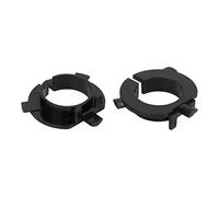 Qudinip Supporti Base per Fari a LED Design Durevole e Compatto Facile Installazione Materiale ABS da 2 Pezzi per di Illuminazione a LED