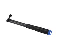 Qudinip Supporto per Fotocamera e Smartphone Portatile Estensibile per Selfie Stick da 36 Pollici per Avventure di Viaggio in Lega di Alluminio Leggera (Blu)