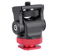 Qudinip Supporto per Hot Shoe Supporto per Microfono Flash Regolabile in Lega di Alluminio per Appassionati di Fotografia Mini Formato Leggero (#2)