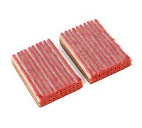 Qudinip Tappi per Riparazione Pneumatici 100 Pezzi, Striscia Sigillante in Gomma Extra Lunga 3,9 Pollici per Il Recupero delle Forature, Senza Colla Necessaria, per Pneumatici Tubeless (Marrone)