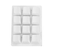 Qudinip Tastiera da Gioco Meccanica a 12 Tasti Macro Programmabili RGB Compatte per Ufficio da Gioco Utilizza Materiale Acrilico e ABS (Bianca)