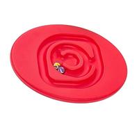 Qudinip Tavola di Equilibrio per Lumache per Bambini, Giocattolo per L'integrazione Sensoriale Dell'altalena a Dondolo, con Design a Labirinto per Giochi All'aperto Al Coperto, (Rossa)