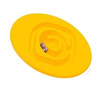 Qudinip Tavola di Equilibrio per Lumache per Bambini, Giocattolo per L'integrazione Sensoriale Dell'altalena a Dondolo, con Design a Labirinto per Giochi All'aperto Al Coperto, (Gialla)