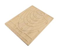 Qudinip Tavola di Perline, Gioielli Che Producono una Collana per Perline Mat Bambusoideae 11.2x15x0.4in, con Superficie Lucida per la Collana.