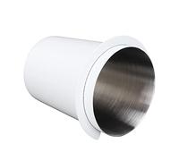 Qudinip Tazza Dosatrice per caffè da 58 Mm, Accessorio per Strumento Dosatore con Maniglia per Macchina da caffè in Acciaio Inossidabile con Materiale per Uso Alimentare, per Caff (58mm bianco)
