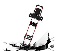 Qudinip Telaio Cingolato RC Robusto e Durevole Accessorio Fai da Te per Scx10 1/10 4WD RC Crawler in Lega di Alluminio Passo 313 Mm (Rossa)