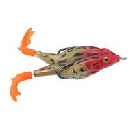 Qudinip Thunder Baits Esche Morbide Flessibili con Doppie Gambe Dell' per la Pesca Alla Spigola 9,5 Cm PVC 1 unità (5#colore)