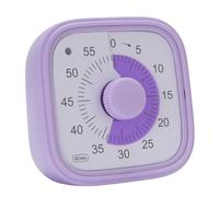 Qudinip Timer per il Conto Alla Rovescia Visivo da 60 Minuti Timer Compatto e Robusto per Uso in in Materiale ABS (Viola)