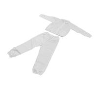 Qudinip Tuta Protettiva Antistatica Comoda e Complessiva per la Microelettronica e L'industria Alimentare, 1x Tessuto 1x Pantaloni (XL)